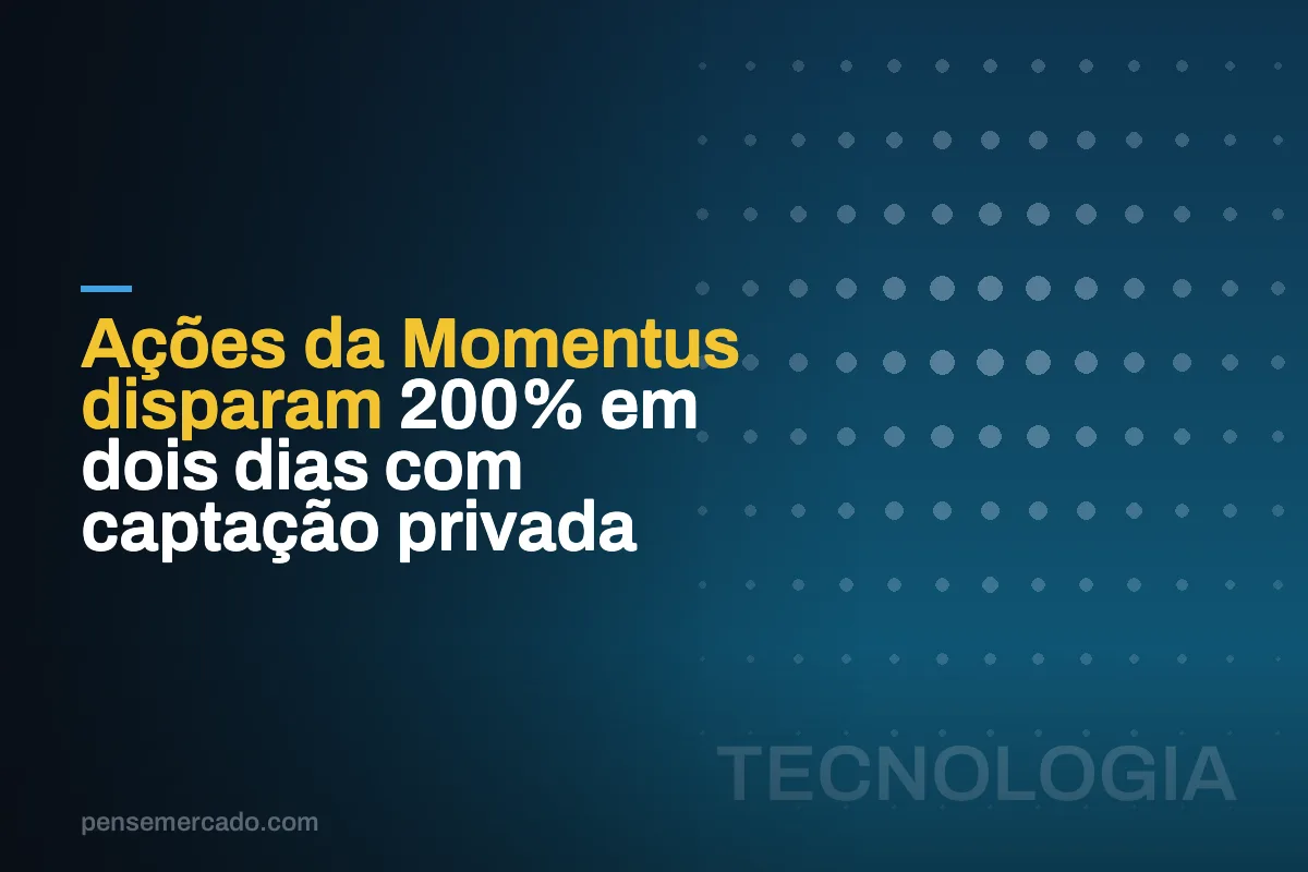 Ações da Momentus disparam 200% em dois dias com captação privada