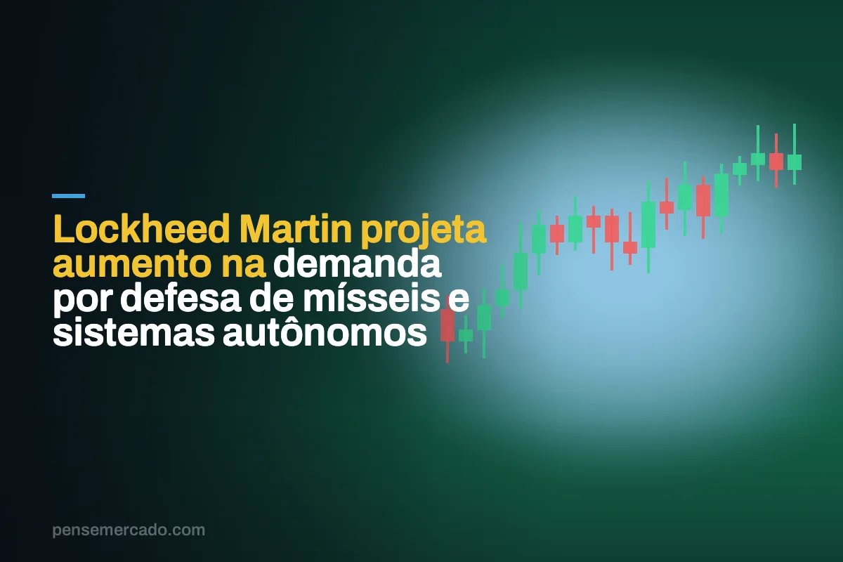 Lockheed Martin projeta aumento na demanda por defesa de mísseis e sistemas autônomos