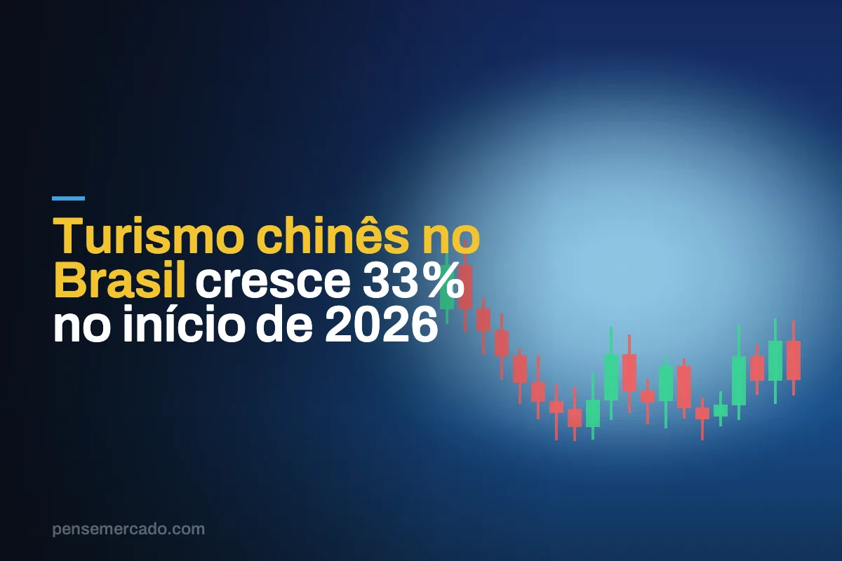 Turismo chinês no Brasil cresce 33% no início de 2026