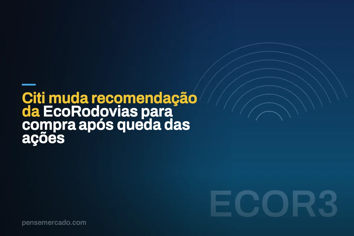 Citi muda recomendação da EcoRodovias para compra após queda das ações