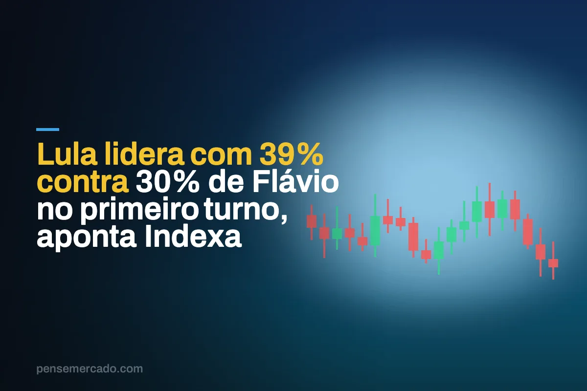 Lula lidera com 39% contra 30% de Flávio no primeiro turno, aponta Indexa