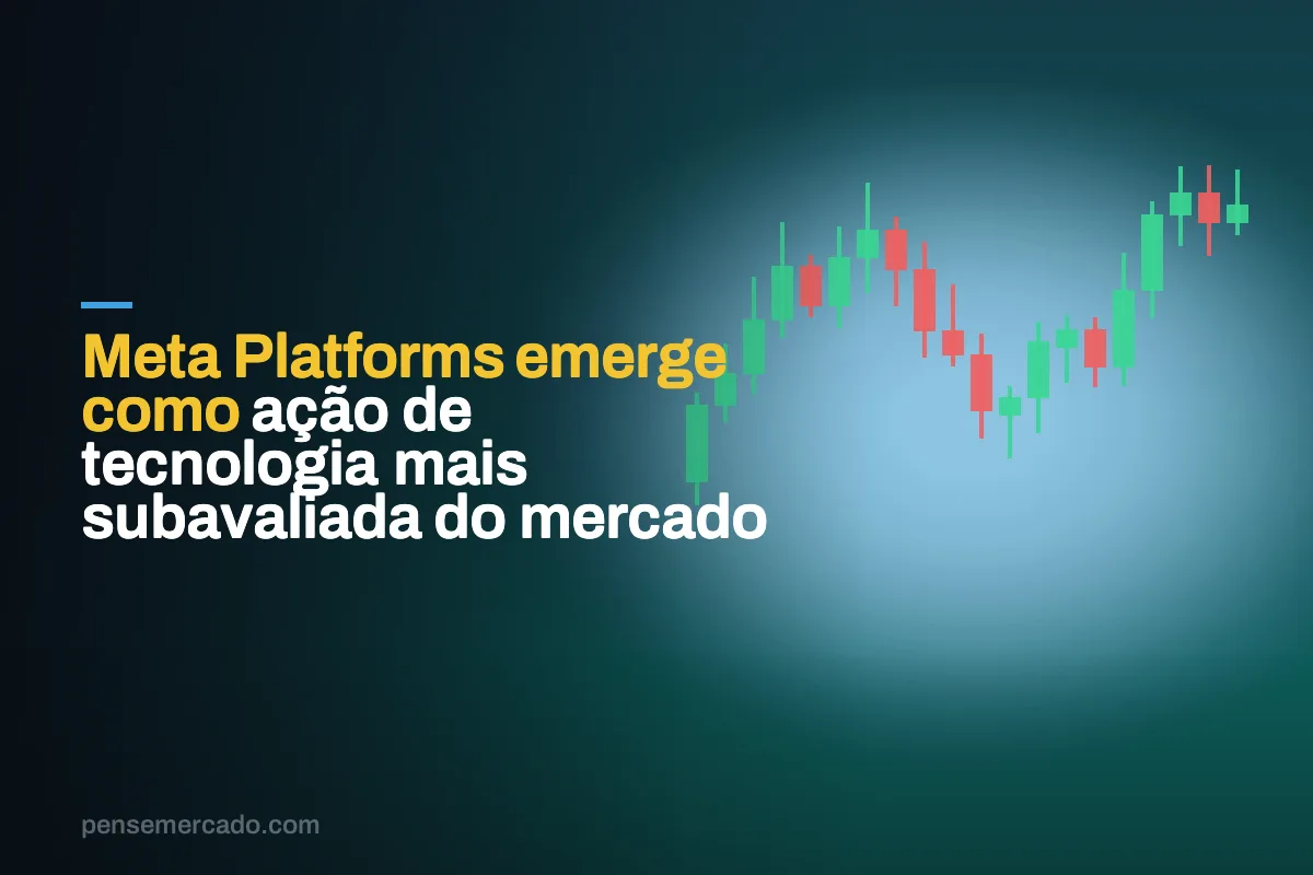 Meta Platforms emerge como ação de tecnologia mais subavaliada do mercado