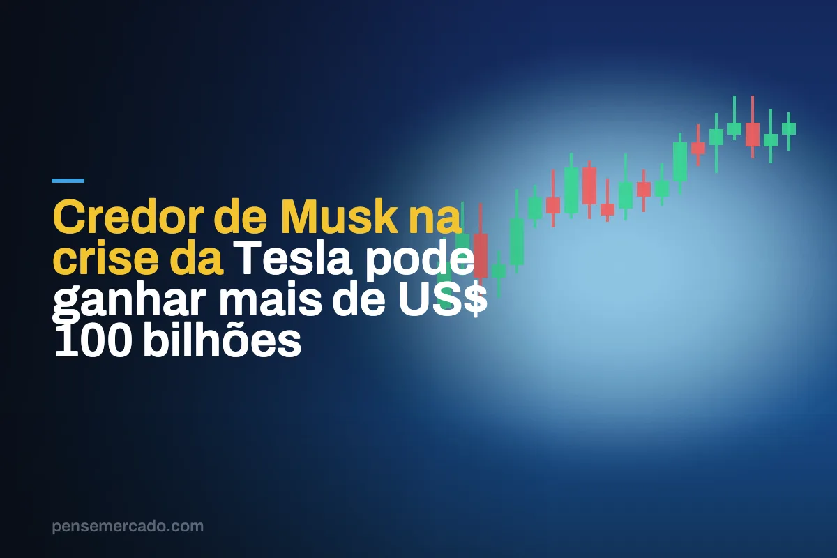 Credor de Musk na crise da Tesla pode ganhar mais de US$ 100 bilhões