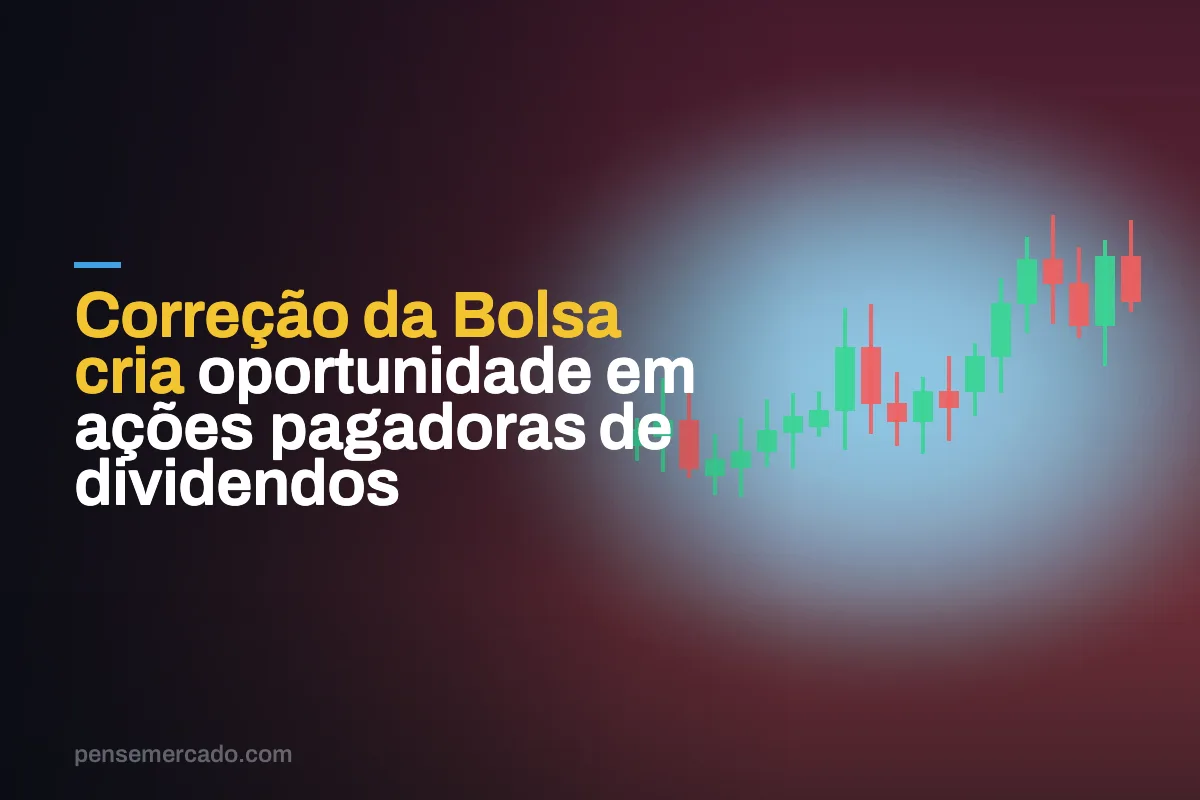 Correção da Bolsa cria oportunidade em ações pagadoras de dividendos