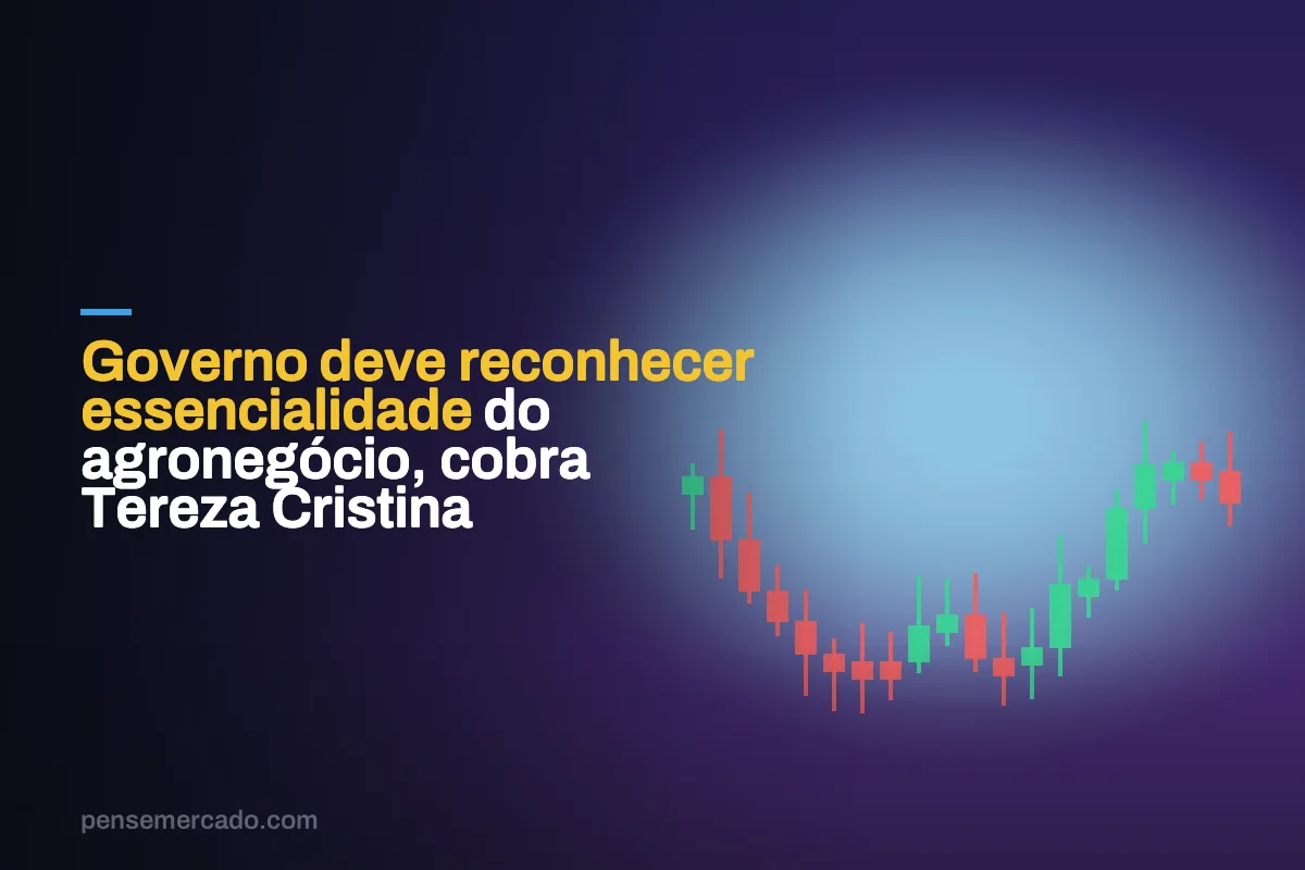 Governo deve reconhecer essencialidade do agronegócio, cobra Tereza Cristina