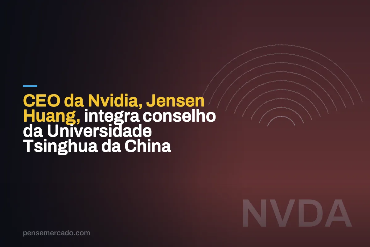 CEO da Nvidia, Jensen Huang, integra conselho da Universidade Tsinghua da China