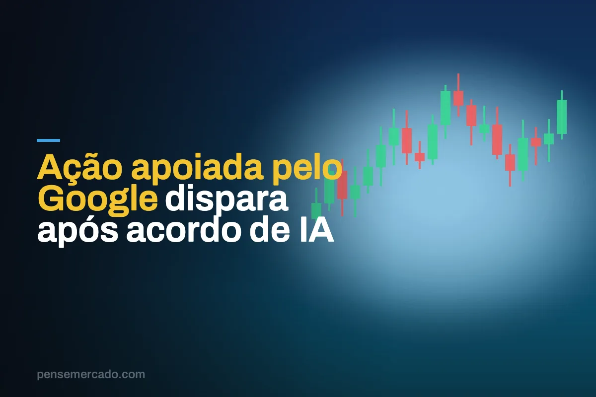 Ação apoiada pelo Google dispara após acordo de IA