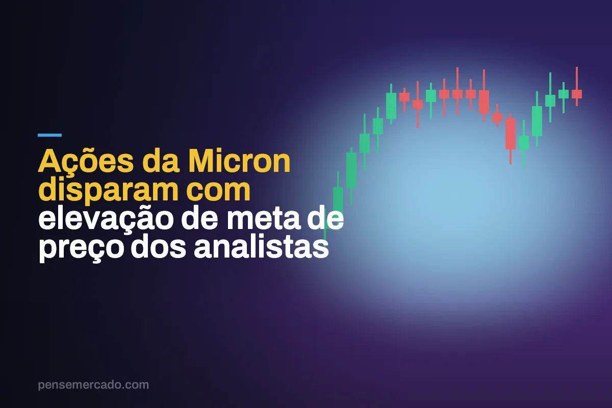 Ações da Micron disparam com elevação de meta de preço dos analistas