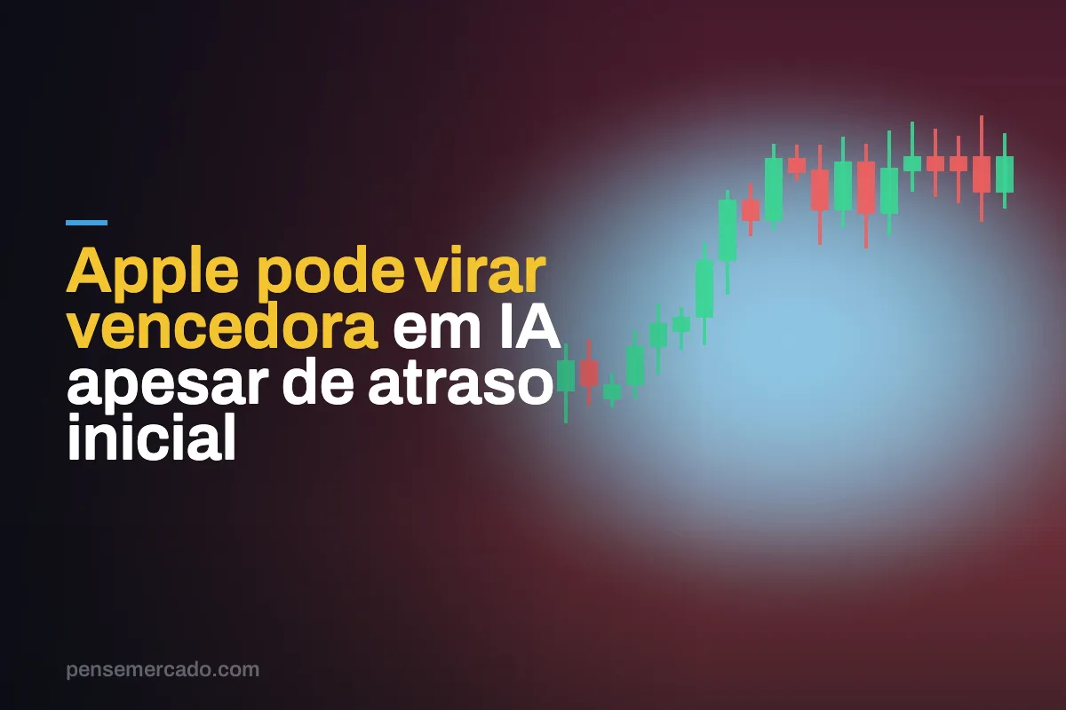 Apple pode virar vencedora em IA apesar de atraso inicial