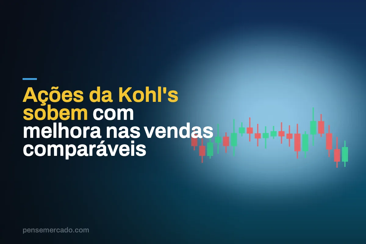 Ações da Kohl's sobem com melhora nas vendas comparáveis