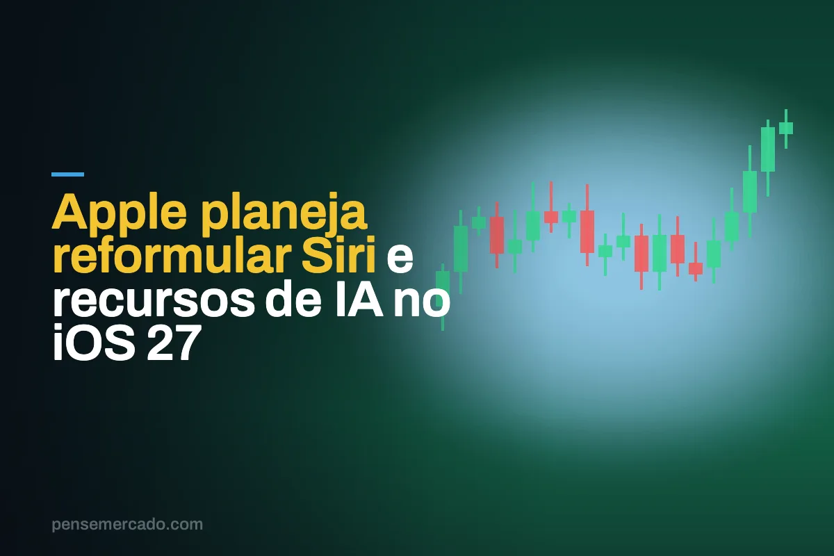 Apple planeja reformular Siri e recursos de IA no iOS 27