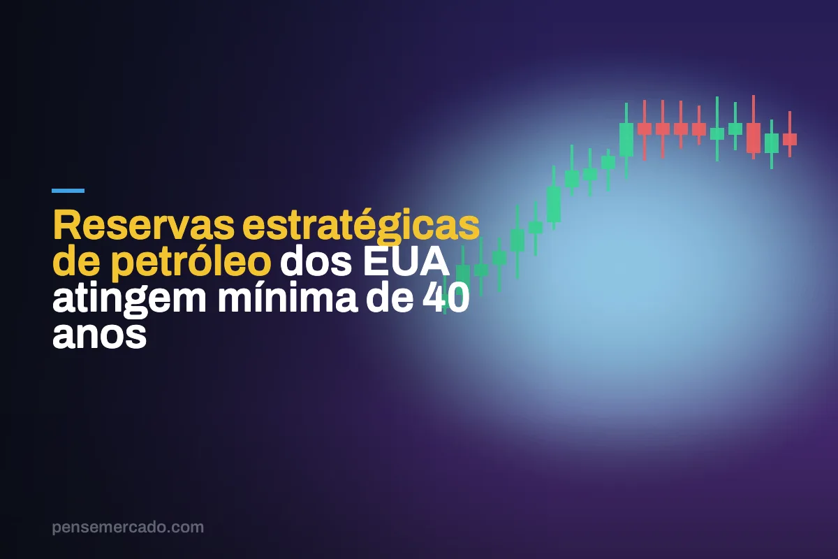 Reservas estratégicas de petróleo dos EUA atingem mínima de 40 anos