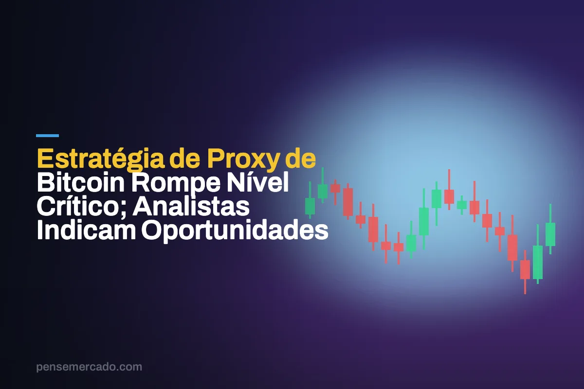 Estratégia de Proxy de Bitcoin Rompe Nível Crítico; Analistas Indicam Oportunidades