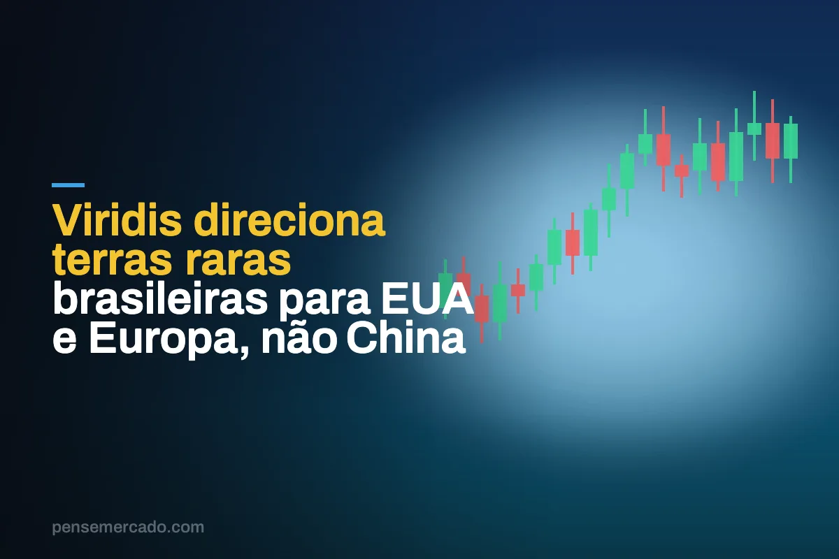 Viridis direciona terras raras brasileiras para EUA e Europa, não China