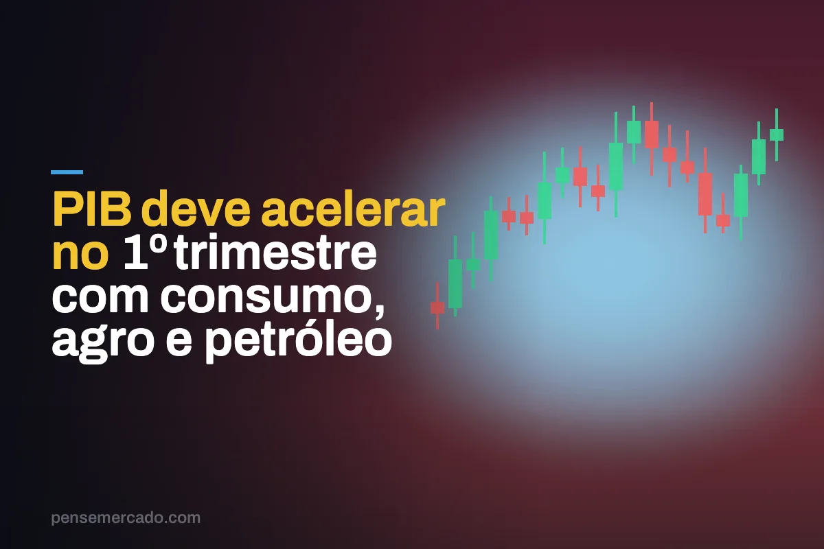 PIB deve acelerar no 1º trimestre com consumo, agro e petróleo