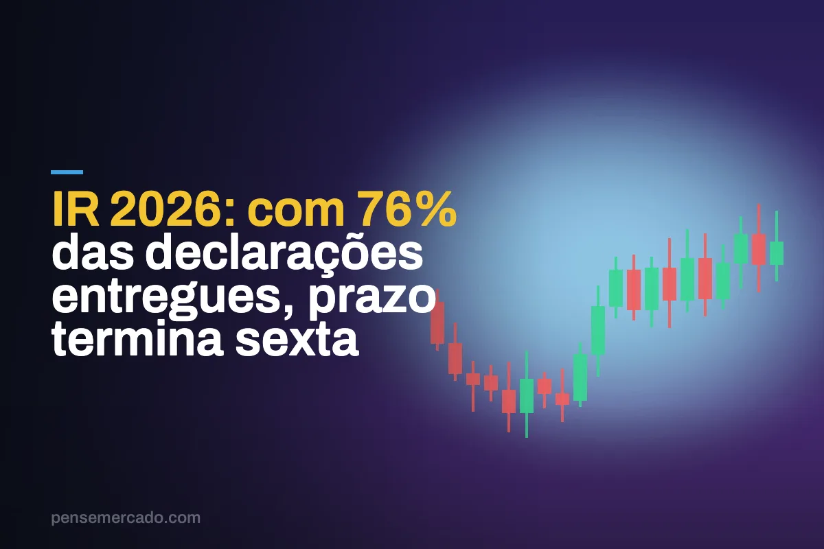 IR 2026: com 76% das declarações entregues, prazo termina sexta