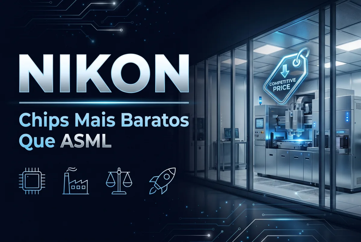 Nikon planeja precificar equipamentos de chips abaixo da ASML