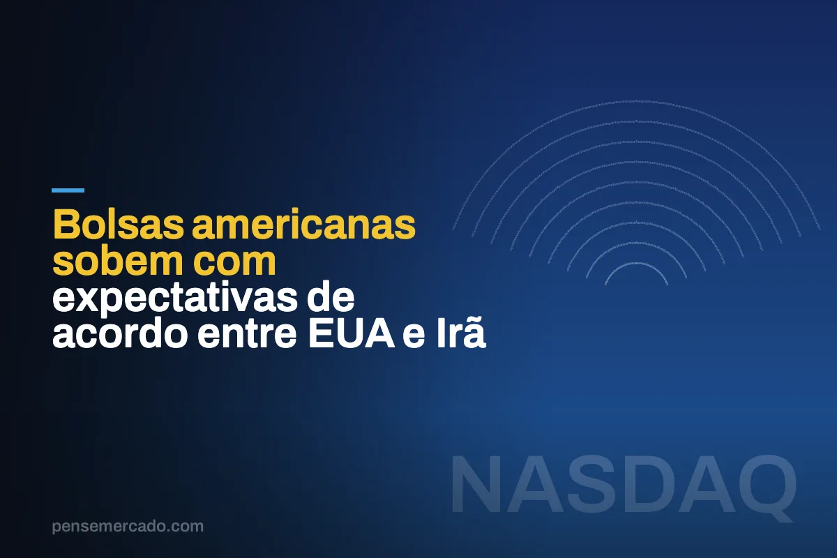 Bolsas americanas sobem com expectativas de acordo entre EUA e Irã