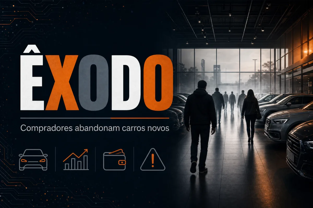 Um milhão de compradores desistem do mercado de carros novos